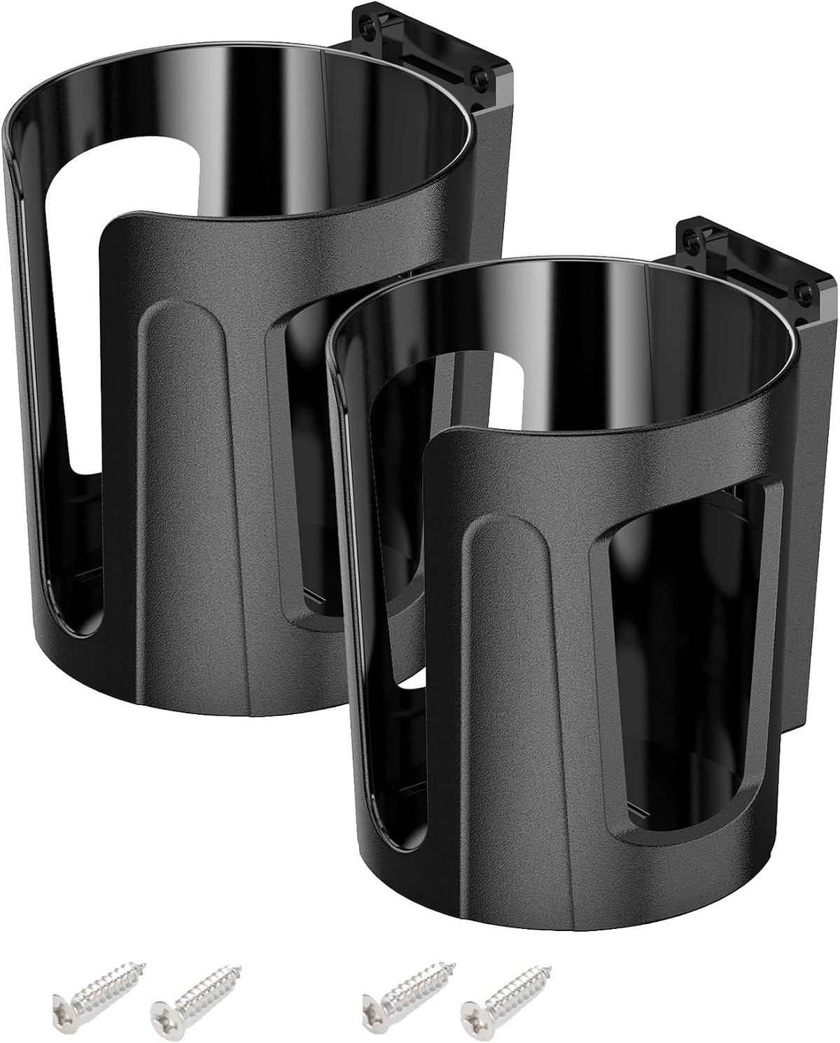 Large Wall Cup Holder, Universal Multi Size Mug Holder (2-Pack)