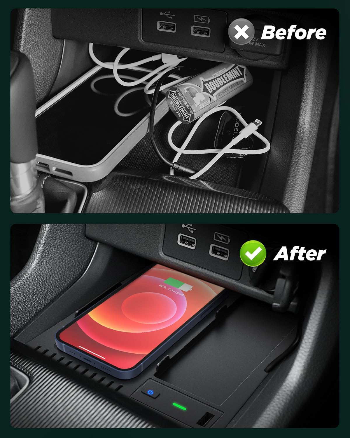 CarQiWireless Wireless Charger for Honda Civic 2022-2026