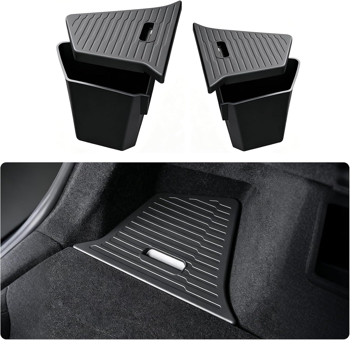 Trunk Storage Bins for 2025 2026 Tesla Model Y Juniper