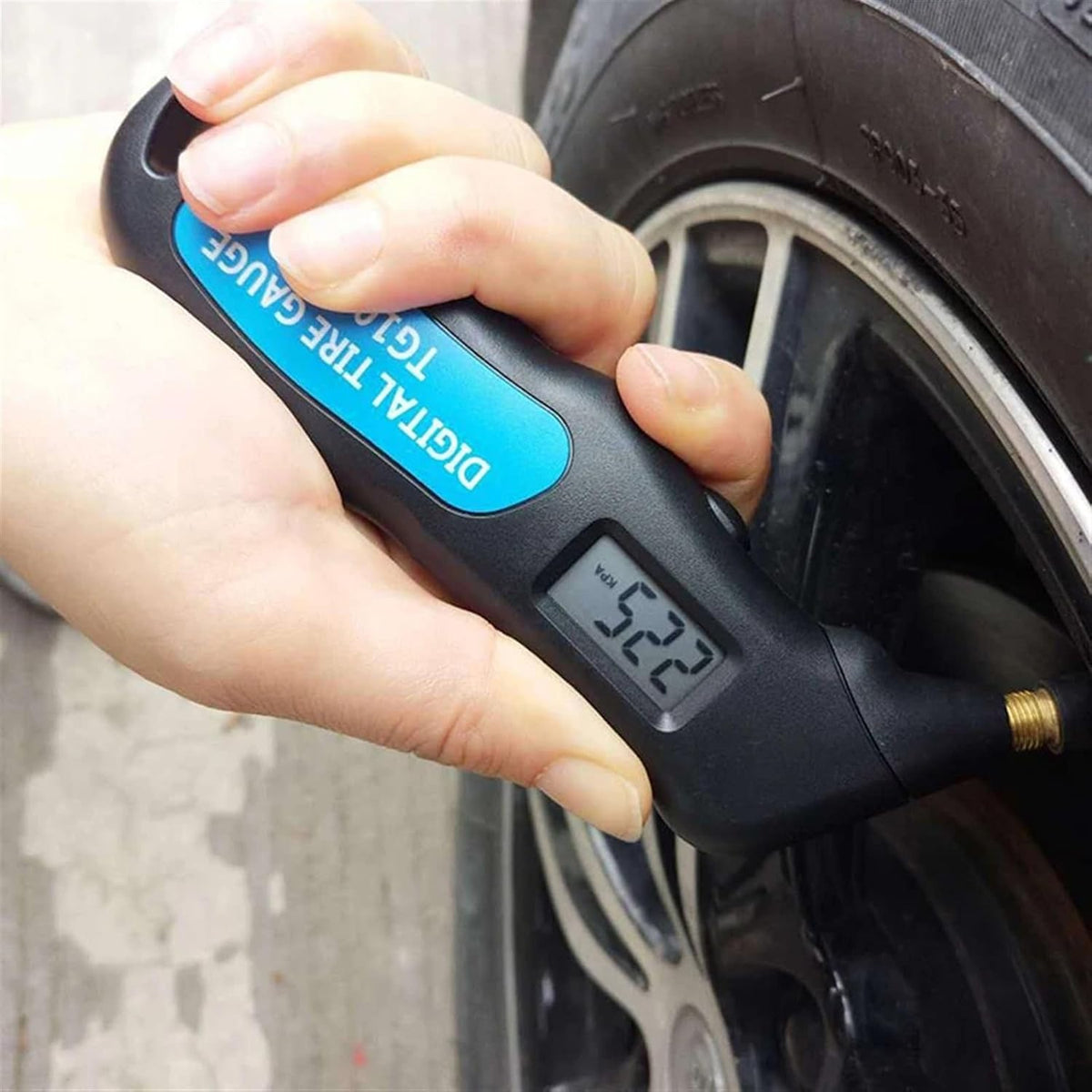 LCD Display Tire Pressure Gauge Backlight Digital Vehicle Tester Monitoring Systems Wheels Car Tyre Air Meter