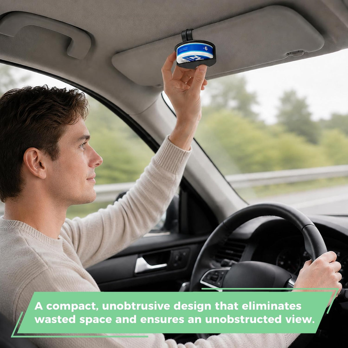 2-Pack Car Visor Holder Clip for ZYN Pouches, Dip Can Holder for ZYN, Snuff Holder for Sun Visor or Belt, Secure & Travel-Friendly Organizer, Great Gift for ZYN Enthusiasts