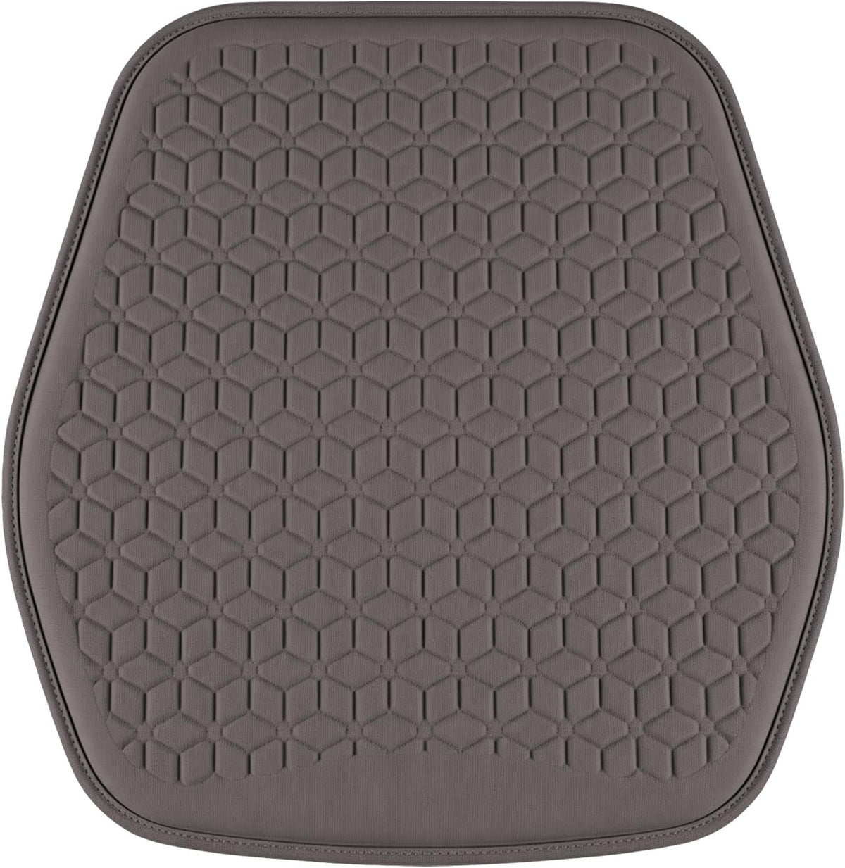 Thin Gel Car Seat Cushion, Non-Slip & Comfortable Automotive Front Seats Cushion Pad for Driver, Breathable Vehicle Interior Mat Cover Accessories，Coffee