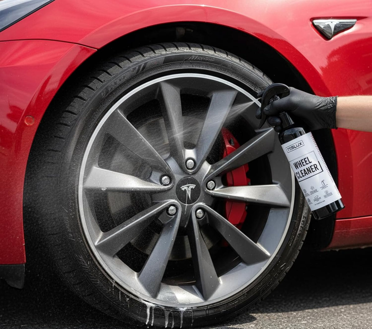 Complete Cleaning Kit for Tesla – Interior Cleaner, Exterior Cleaner, Glass Cleaner, Wheel Cleaner – All-in-One Detailing Solution for Tesla Model 3, Y, S, X
