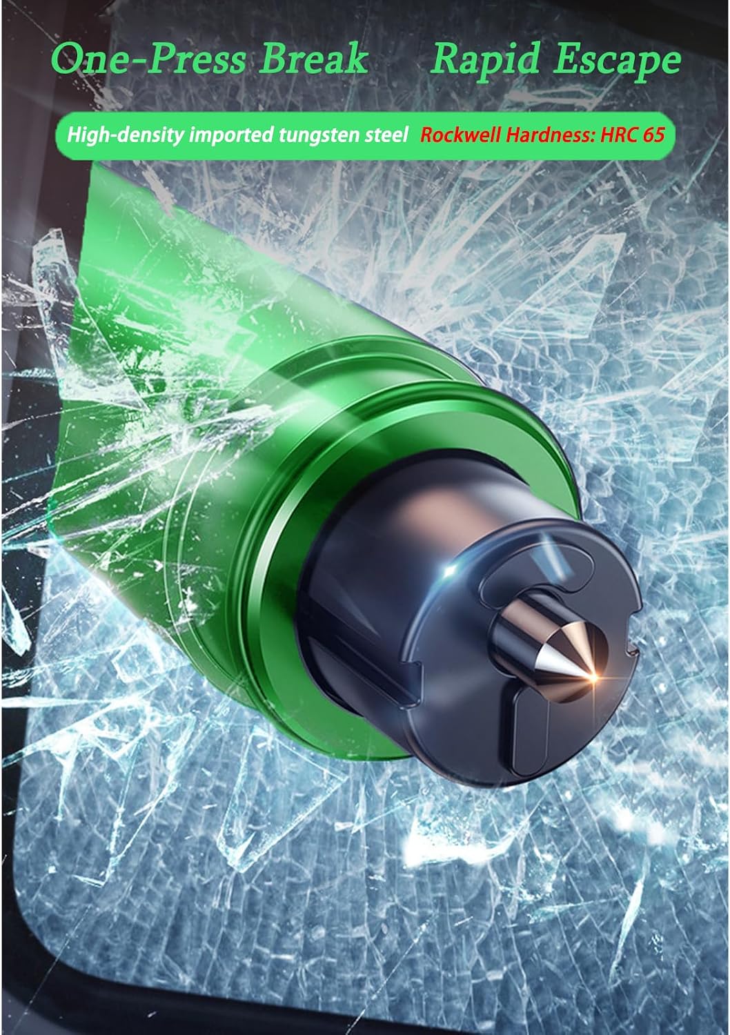 Hammer Car Escape Tool and Seatbelt Cutter, Car Glass Breaker Tool