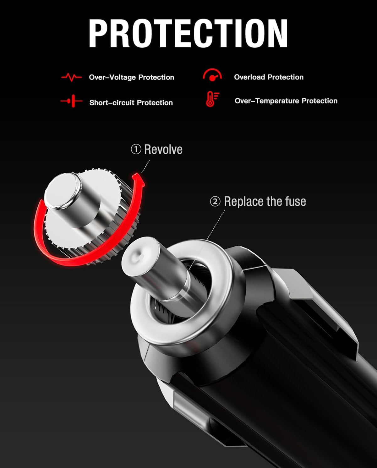56W 14V 4A DC Car Charger Compatible with NOCO(GB70/GB150/GB250+/GB251+/GB500/GB500+) Genius Series XGC4 Jump Starters, UltraSafe Lithium Battery Charging Cord, Vehicle Power Adapter, Charger Cable