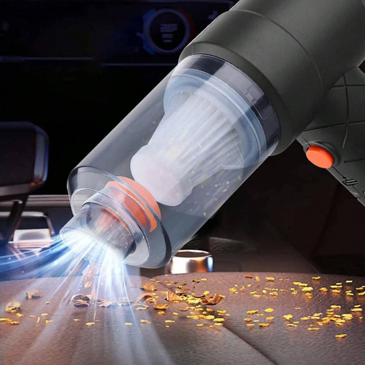 High - Power 120W Handheld Vacuum for Car & Home Users - Mini Dust Buster with USB - Portable Cleaning Solution
