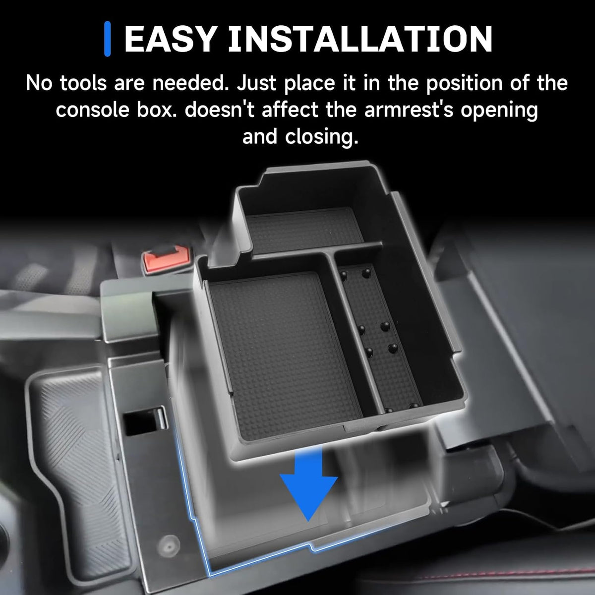 SXCY for 2025 2026 2027 Ford Explorer Center Console Organizer Tray