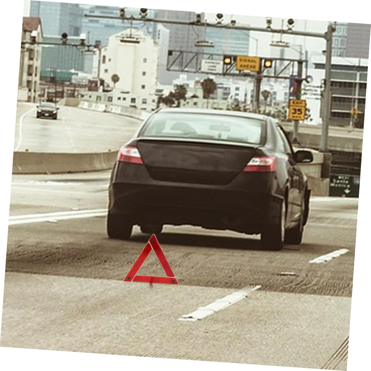 Foldable Road Warning Triangle for Car Roadside Traffic Safety