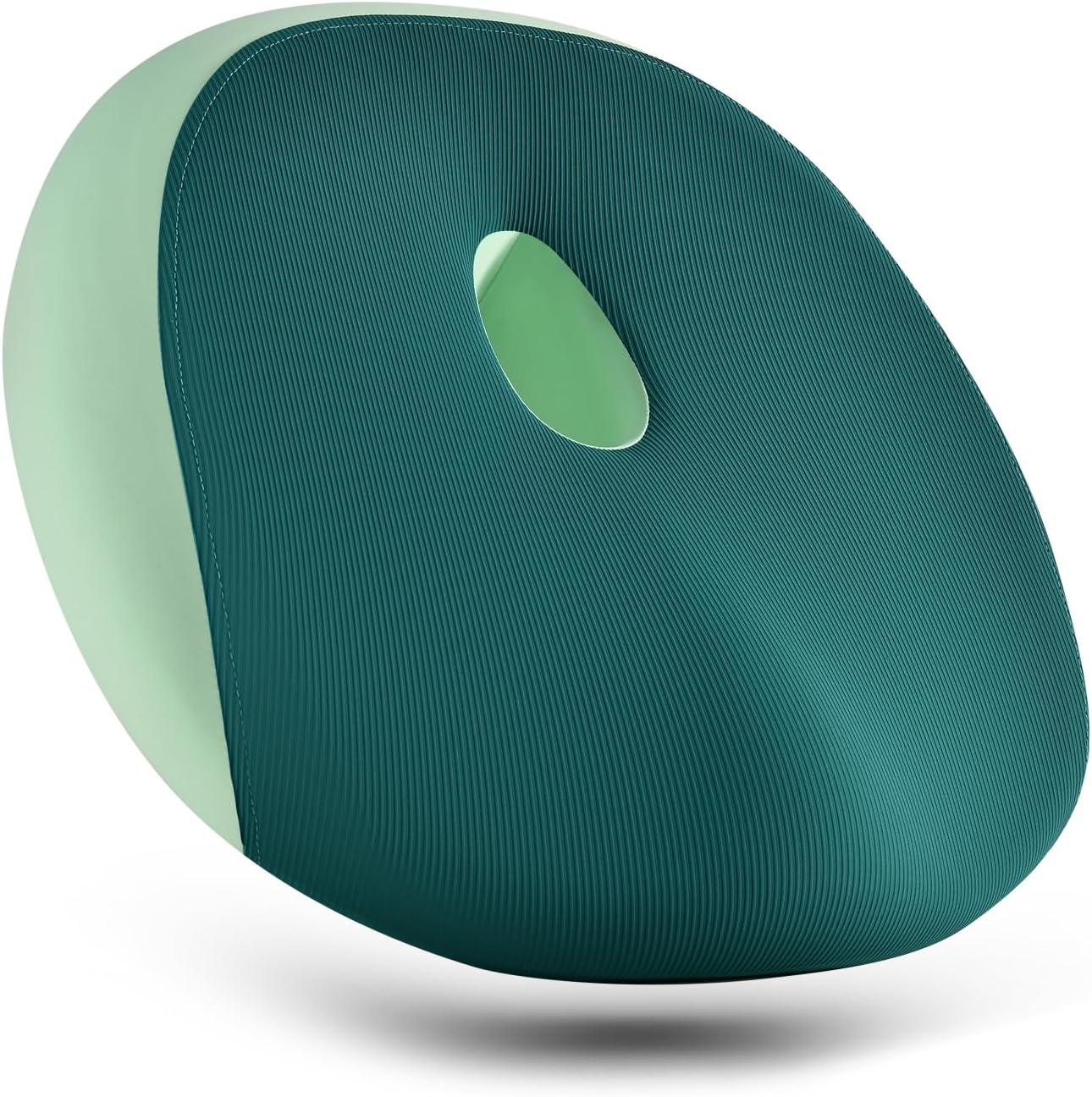FLORICH Large Car Seat Cushion for Long Sitting, Ergonomic Memory Foam Driving Seat Cushion for Back & Sciatica Pain Relief, Non-Slip Washable Seat Cushion for Car, Driver, Office-Green