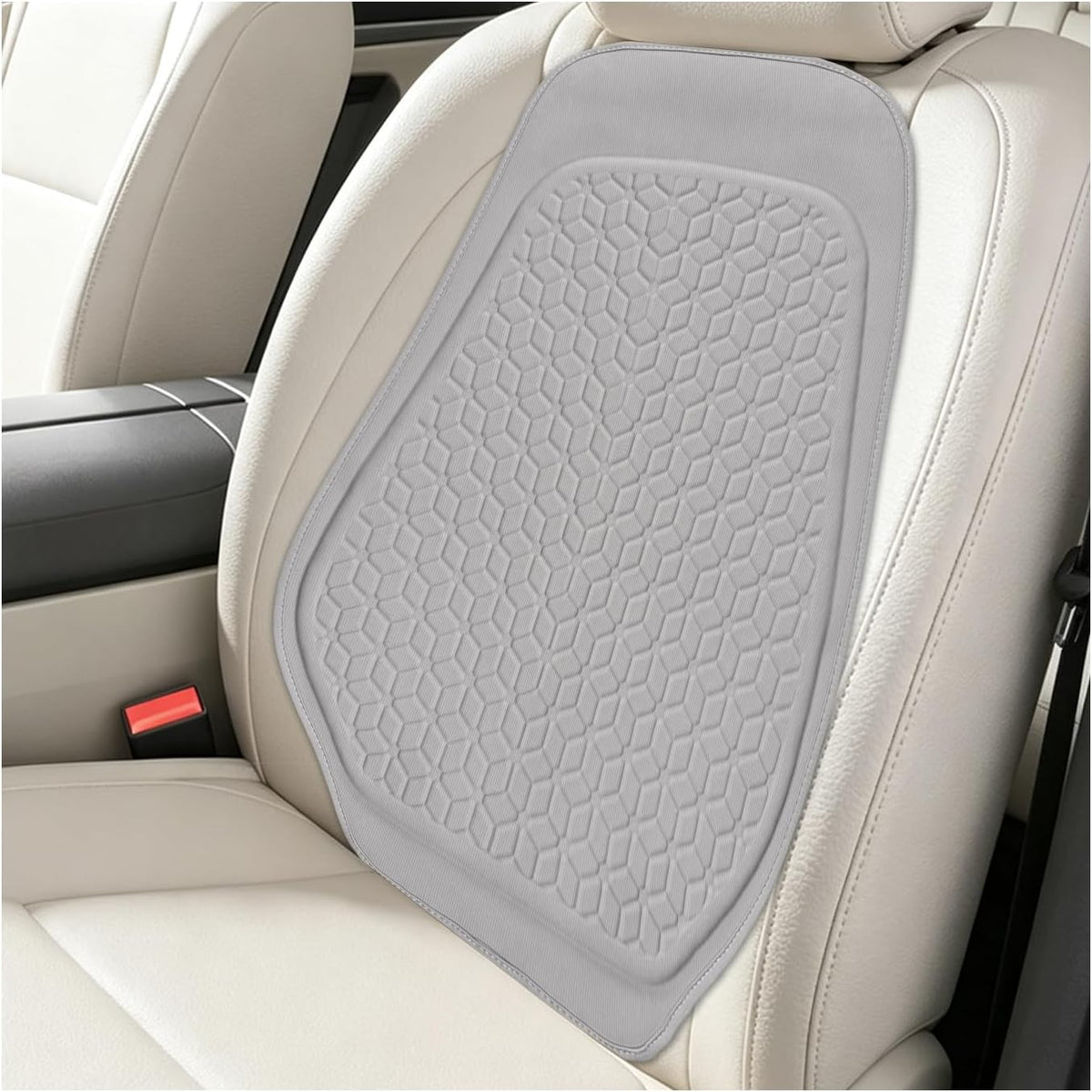 Gel Car Seat Cushion, Non-Slip Front Seat Bottom Cushion Pad, Brown