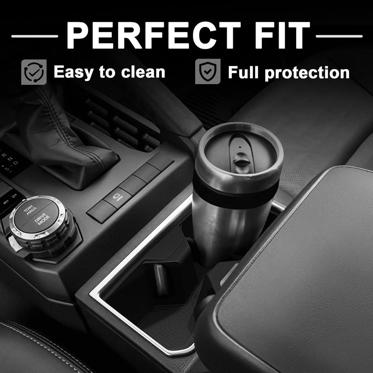 Muslogy Center Console Cup Holder for 2025-2026 Toyota 4Runner Accessories