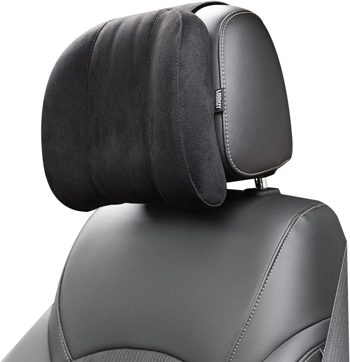 Forbell Premium Memory Foam Car Neck Pillow with Washable Cover - Provides Comfortable Neck Support for Driving and Travel 1pc(Black)