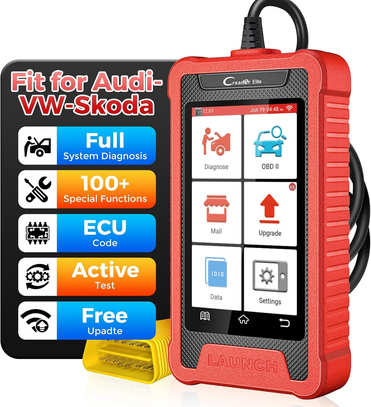 LAUNCH Creader Elite OBD2 Scanner Bi-Directional Diagnostic Tool for VAG