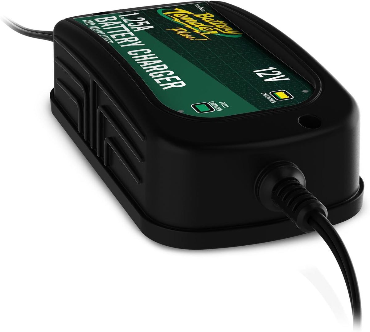 Battery Tender Plus 12V - 1.25 AMP Battery Charger and Maintainer - 022-0185G-DL-WH