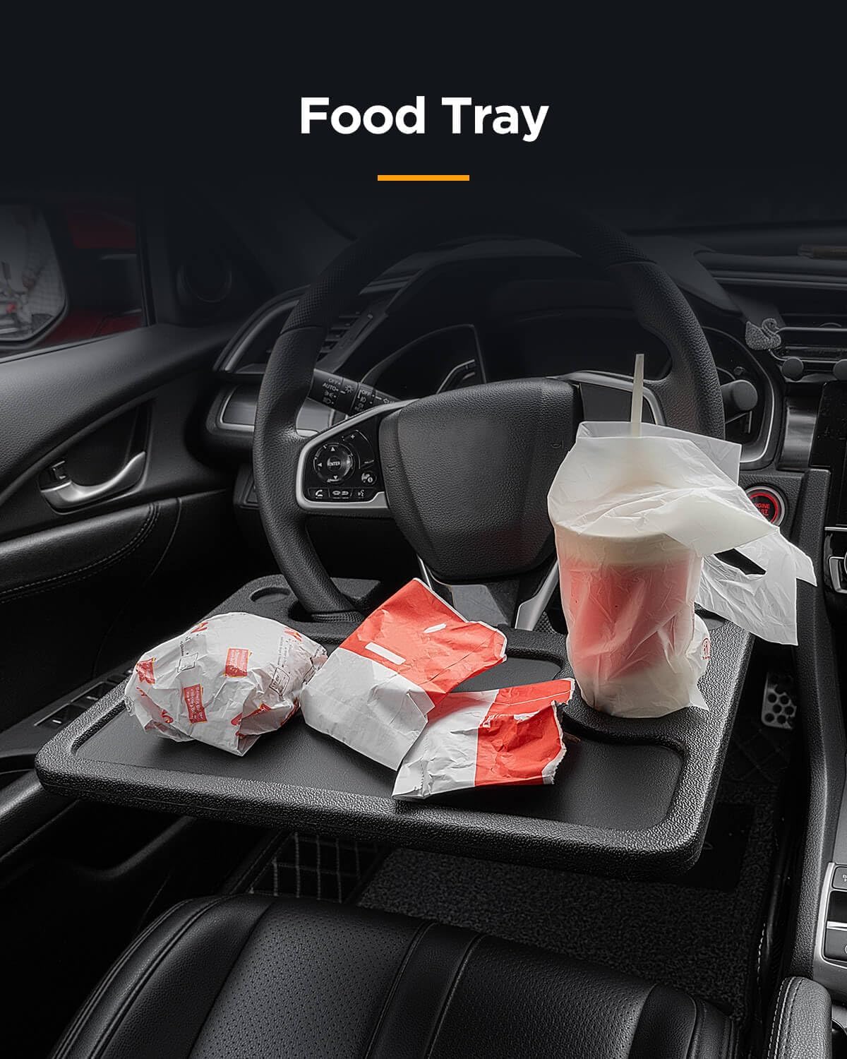 2 in 1 Automotive Car Steering Wheel Tray for Ford F150 F250 F350 2004-2025
