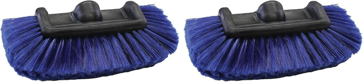 Hi-Tech 14” Car Wash Brush Head – Soft Bristles for Cars, Trucks, RVs, Boats, Campers – Multi-Level Design – Fits Threaded Handles – Flow-Thru Capable