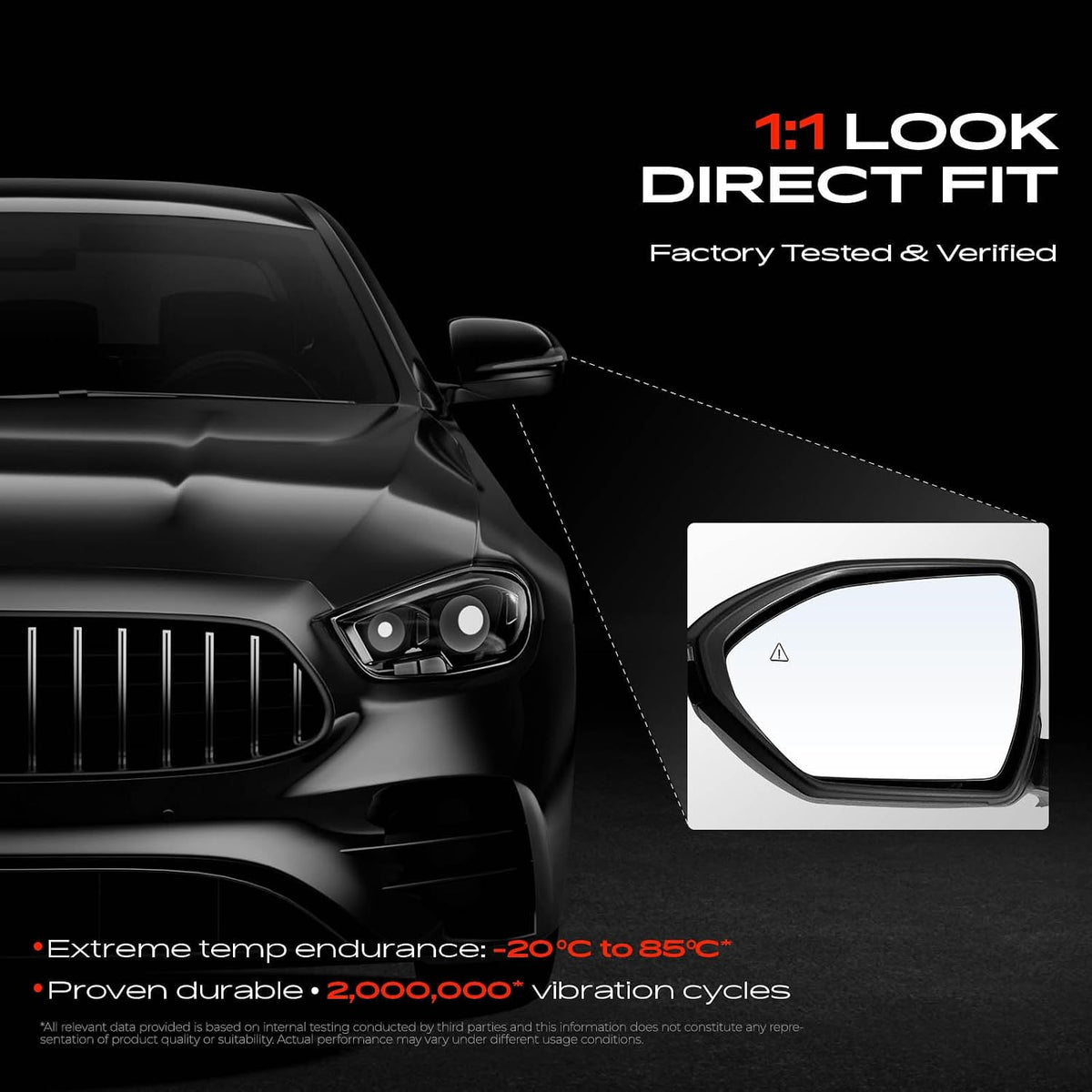 A-Premium Driver Side Power Door Mirror Compatible with Hyundai