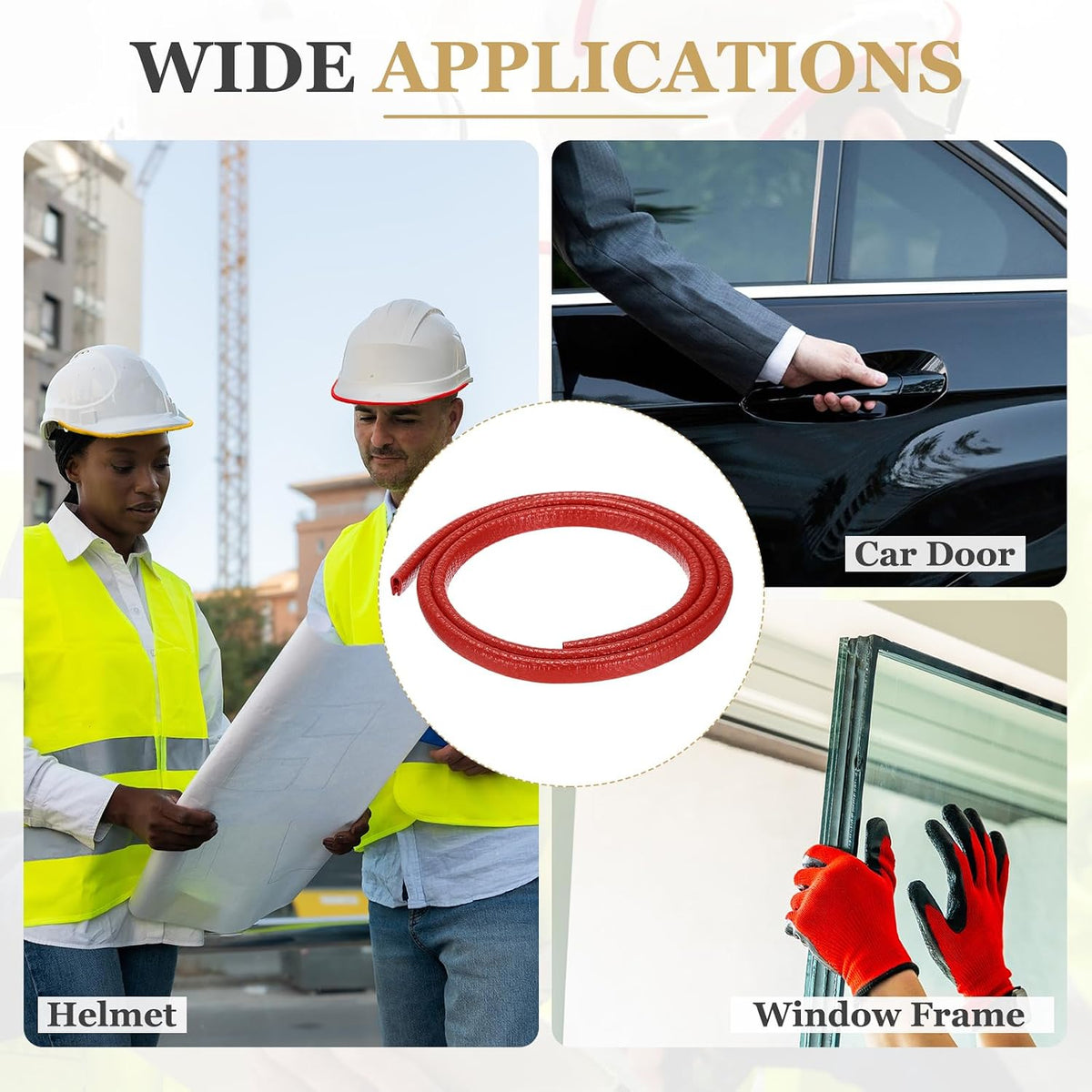 PATIKIL Hard Hat Brim Guard Full Brim Helmet Edge Protector
