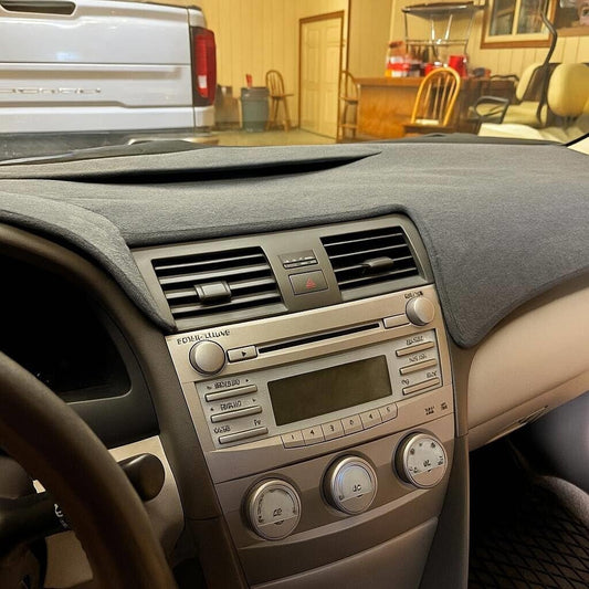 Dash Cover Dashboard Cover Mat Pad Custom Fit for Toyota Camry 2007 2008 2009 2010 2011(Charcoal Grey)