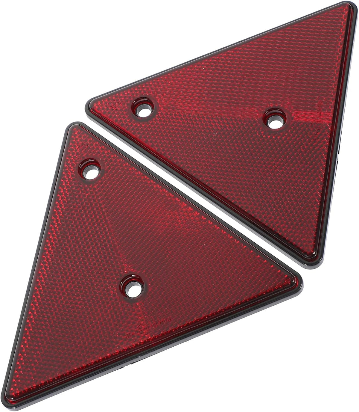 Unomor 2pcs Car Emergency Roadside Reflective Warning Signs Safety Road Sign Sturdy Material Easy to Break Use
