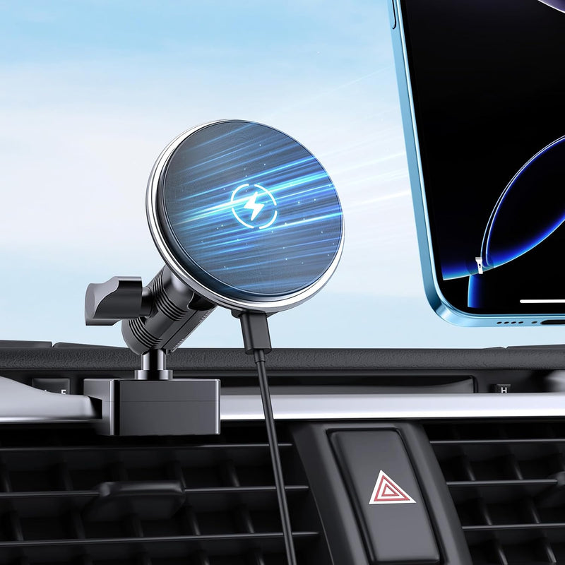 DIAMOOKY Wireless Charger Magnetic Phone Mount for Toyota 4Runner 2010-2024