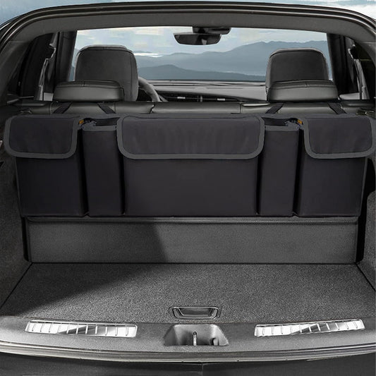AOPHY Car Organizers and Storage, Backseat Hanging Organizer with 5 Pockets, Waterproof Collapsible Large Capacity Organization Bag, Interior Accessories Trunk Organizer for Car, SUV, Truck, MPV