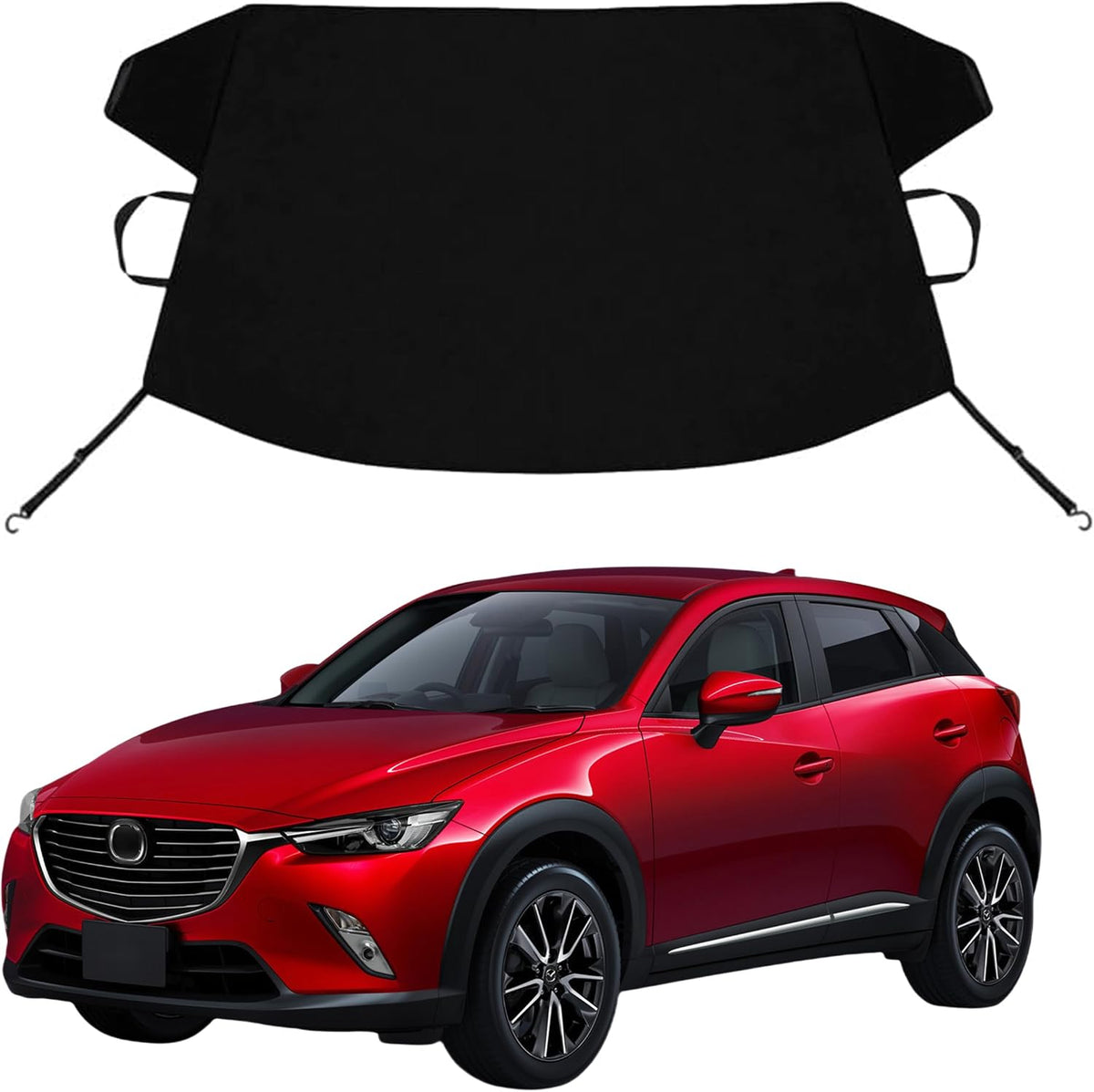 XT4/5/6 XTS XTR SRX Escalade CT4 CT6 CTS ATS Custom Windshield Cover for Ice and Snow for Cadill-ac Windshield Snow Cover 600D Shade Blocks Winter Frost Hail Protector Car Accessories