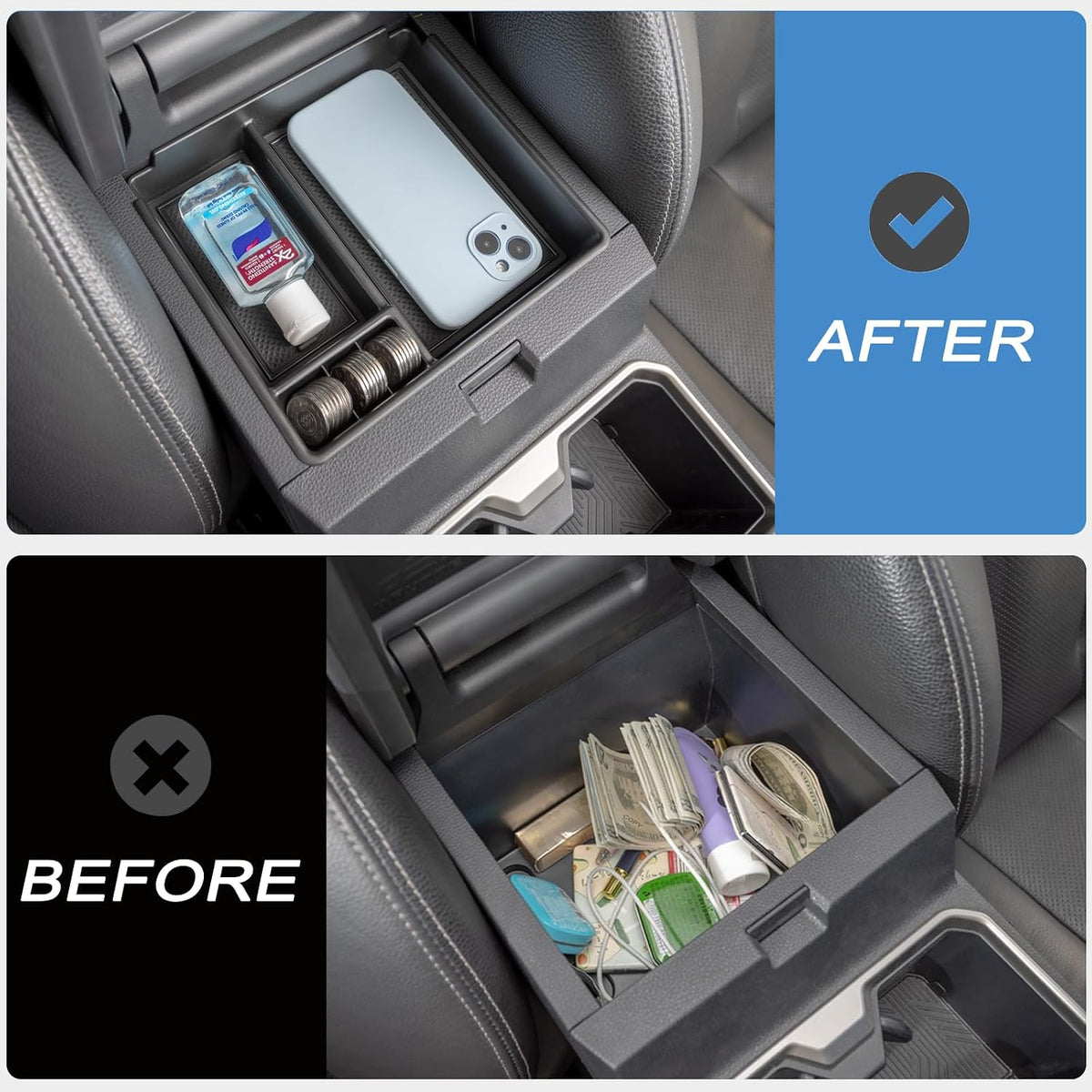 JKCOVER Center Console Organizer Compatible with 2025 2026 Toyota 4Runner