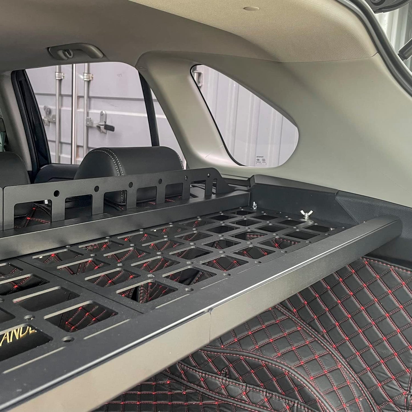 HIGH FLYING for Toyota RAV4 2019-2025 Car Accessories Modular Storage Molle Panel Cargo Shelf Organizer Luggage Carrier Rack Aluminum Alloy (with Split Cross Bar)