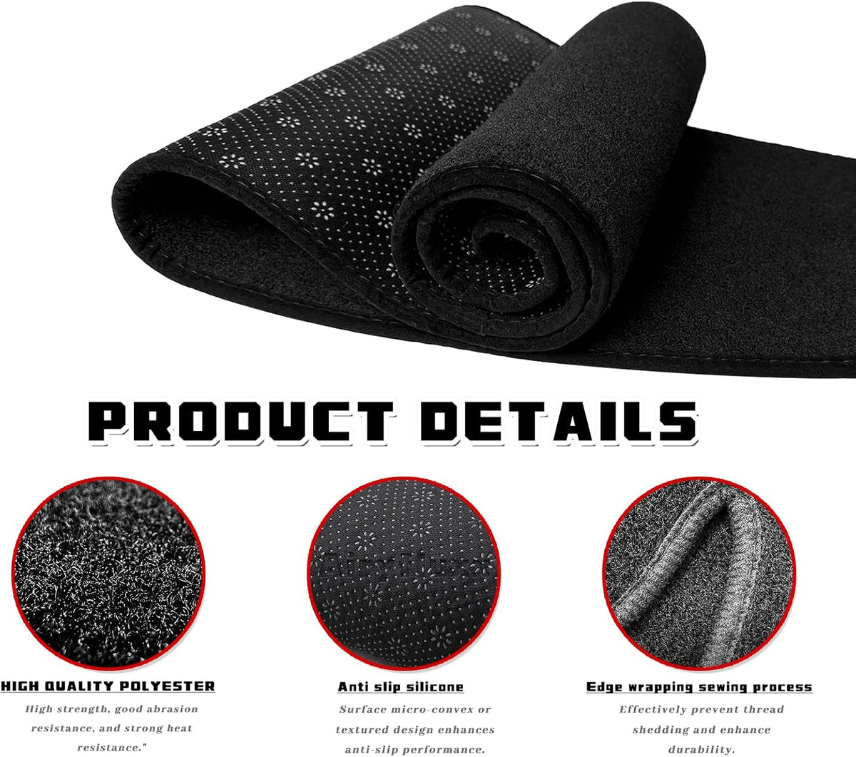 Dashboard Cover fit for Mazda 6 2009 2010 2011 2012 2013 Dash Cover Nonslip Dash Mat Pad Protector Interior Accessories