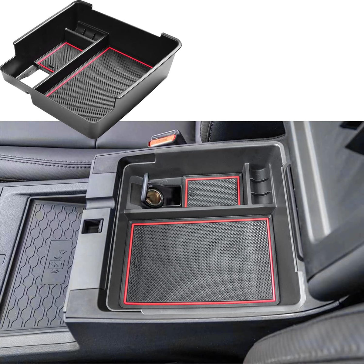 Center Console Organizer Tray for 2022-2026 Nissan Frontier Armrest Storage