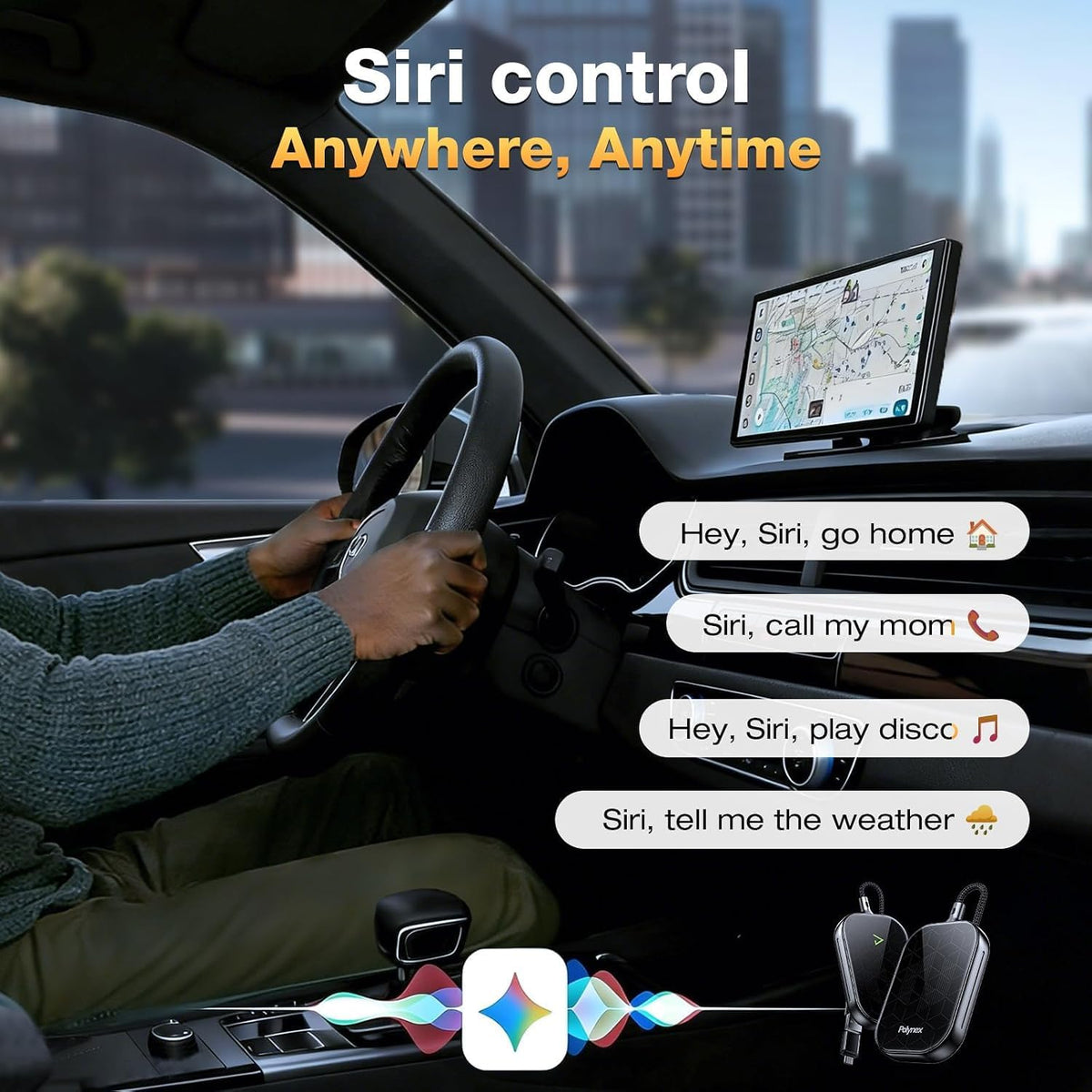 Wireless CarPlay Adapter for Ford F-150 2017-2020 (SYNC 3 Required), 2026 A7-Ultra Chip, Multi-User Full-Auto Connect, Zero Latency Plug & Play for iPhone