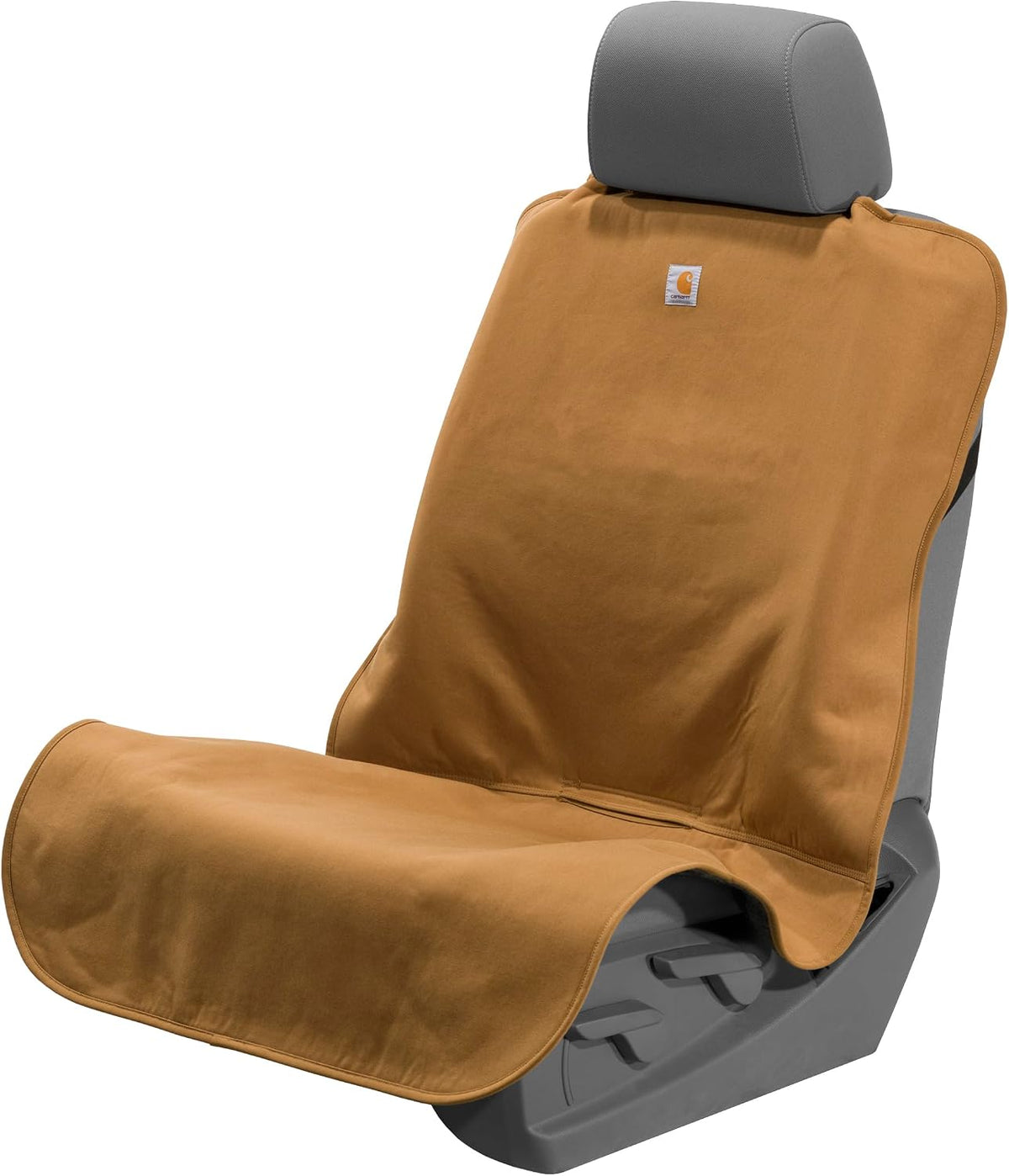 Carhartt Quick Fit Nylon Duck Bench Seat Cover Carhartt Brown