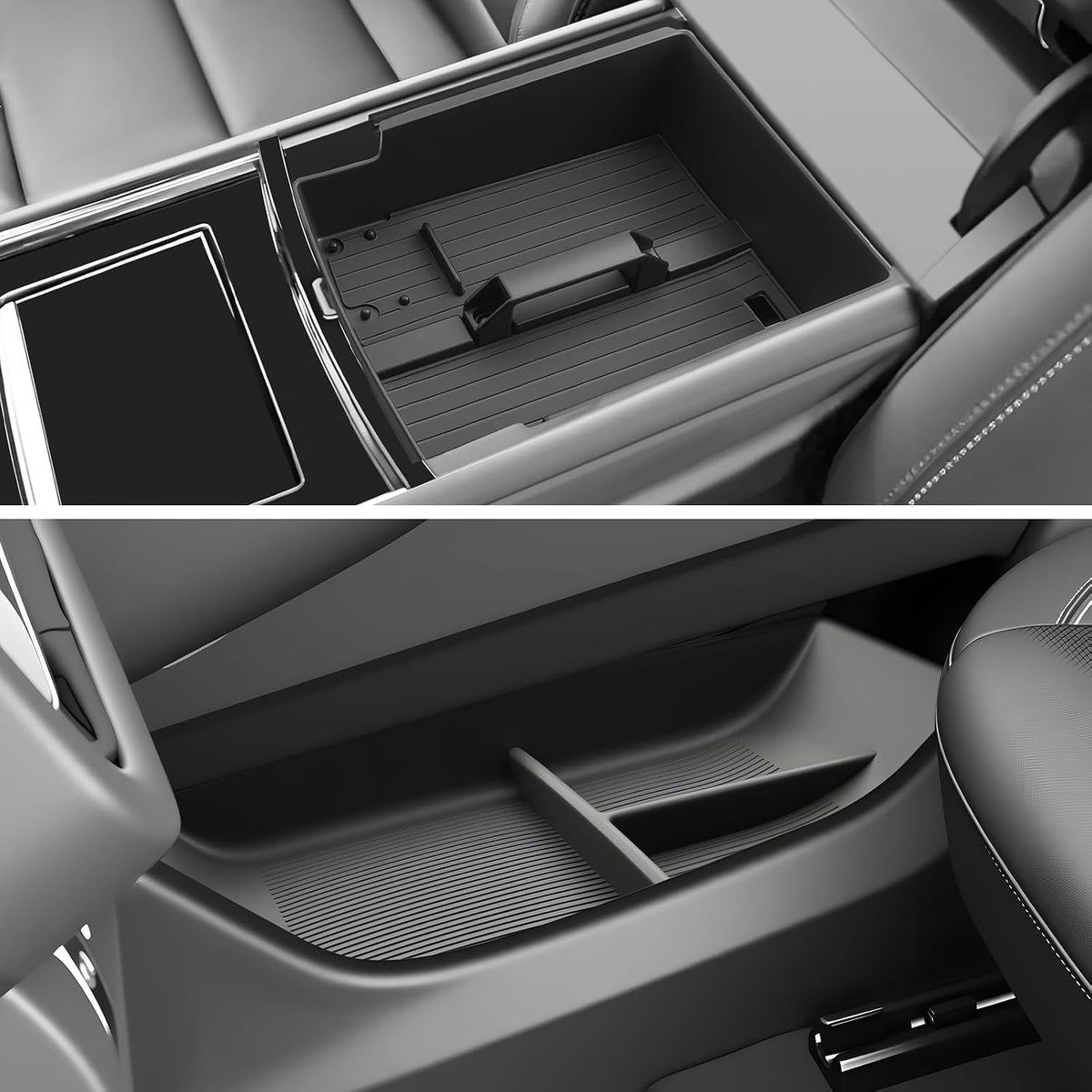 SKTU 2-Pack for 2024 2025 2026 2027 Chevy Traverse Center Console Organizer