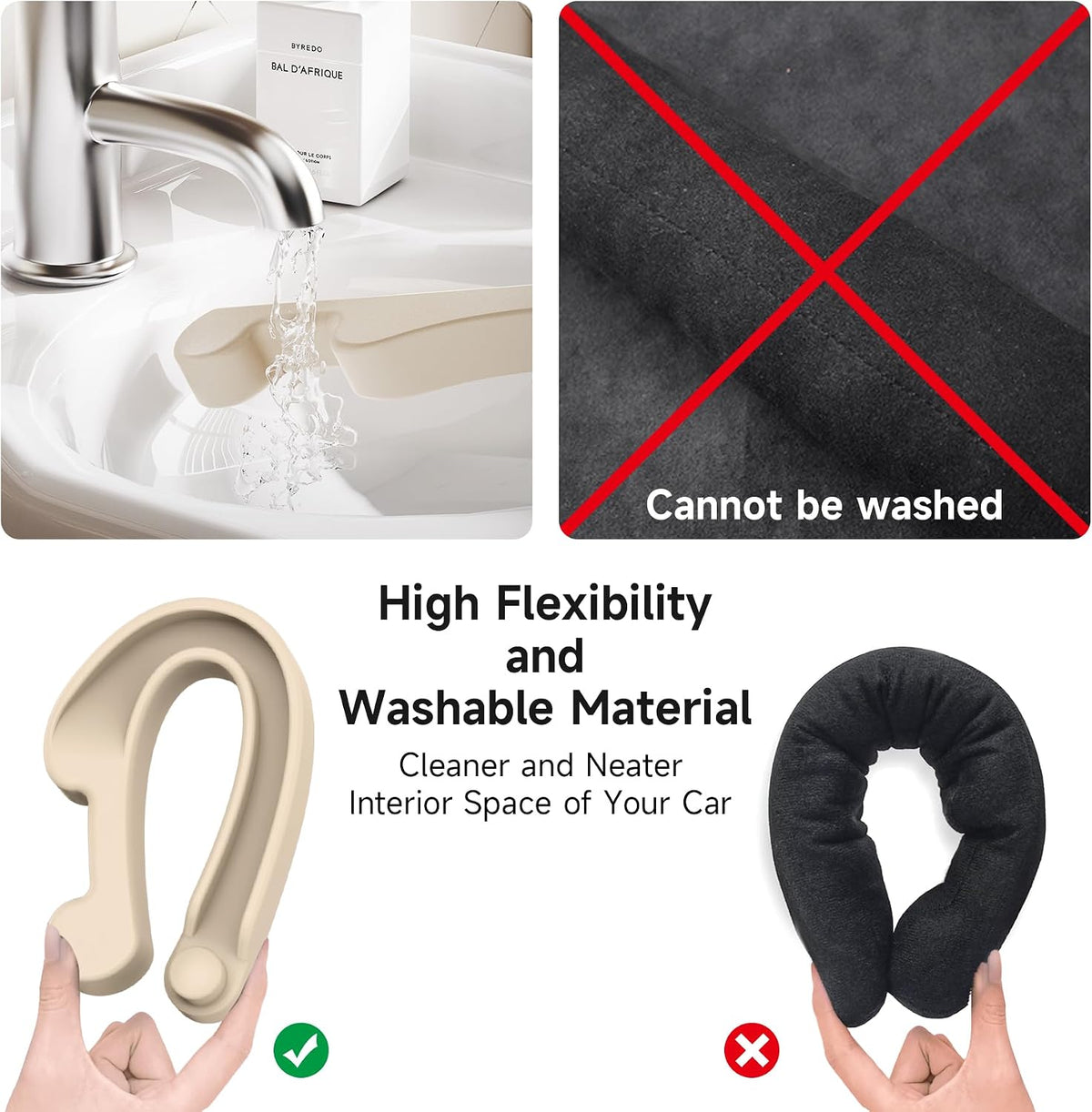 Givifive Car Seat Gap Filler Organizer 2Pack Soft Foam 3IN1 Multifunctional