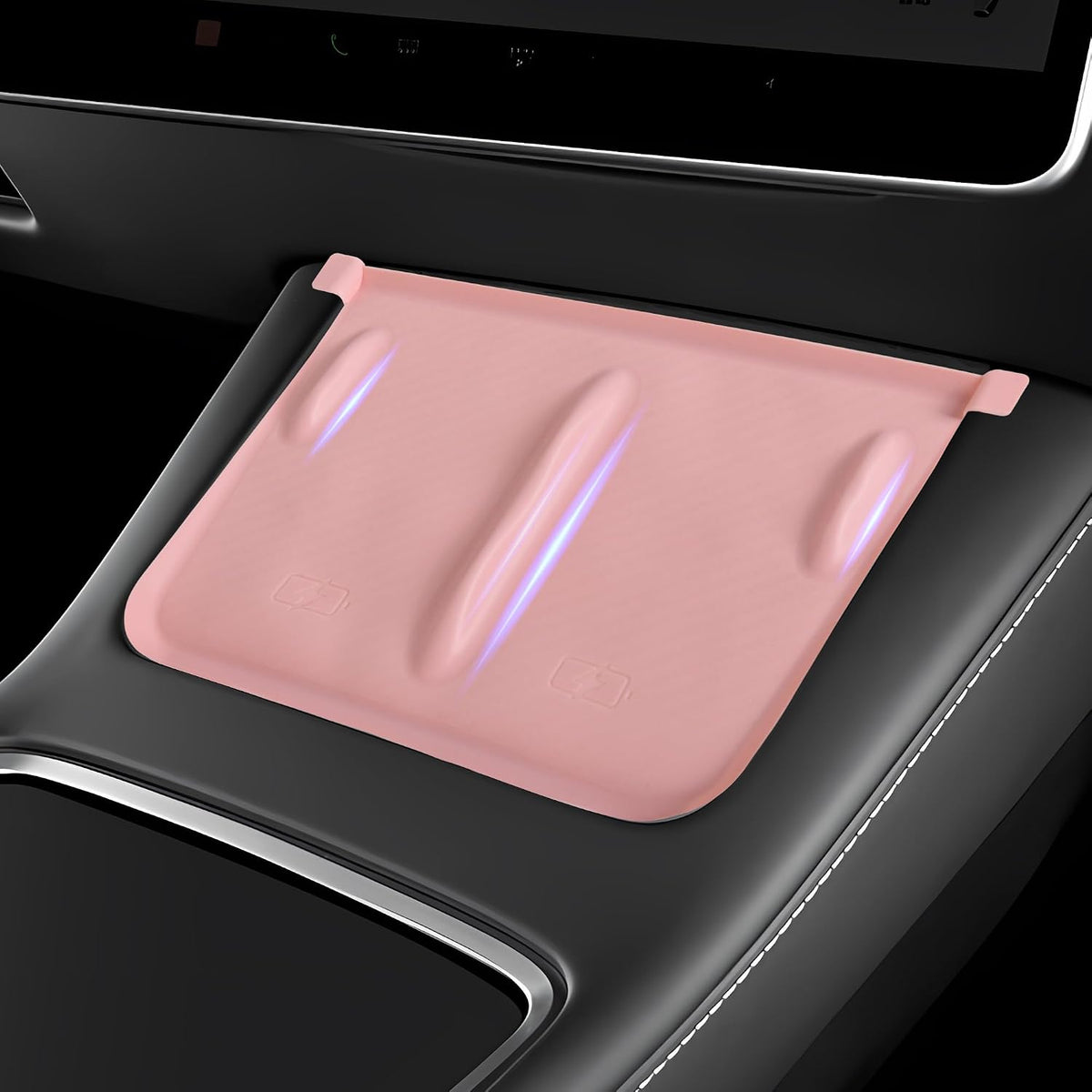 Frani Wireless Charging Pad Cover for Tesla Model Y Juniper/YL