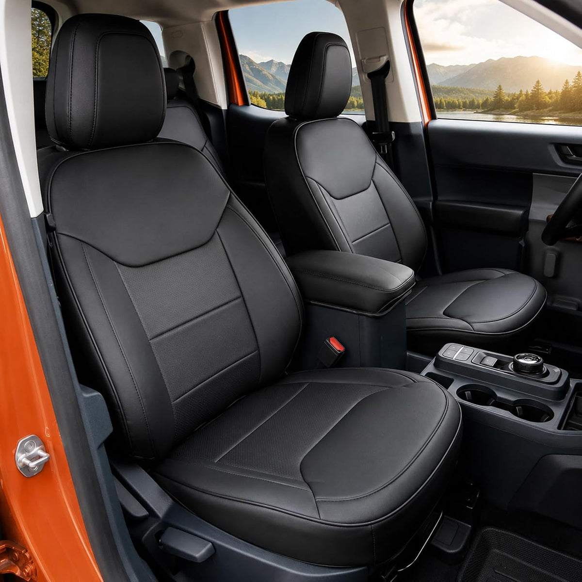 Mabett Seat Covers for 2022-2026 Maverick Accessories (Black)