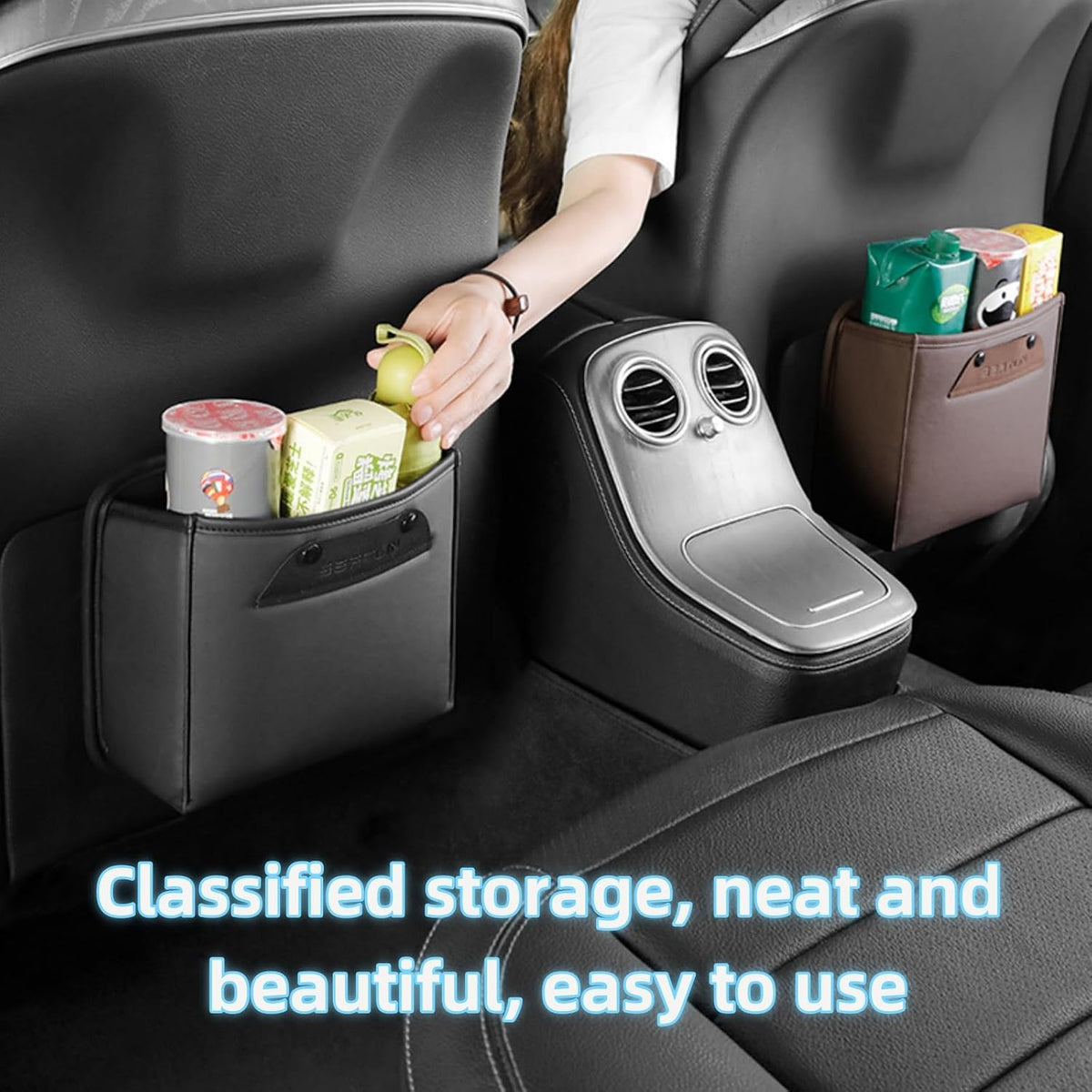 Backseat Cup Holder for car,car Tissue Holder,Tissue Holder in car,Backseat Organizer with Cup Holder(2PCS