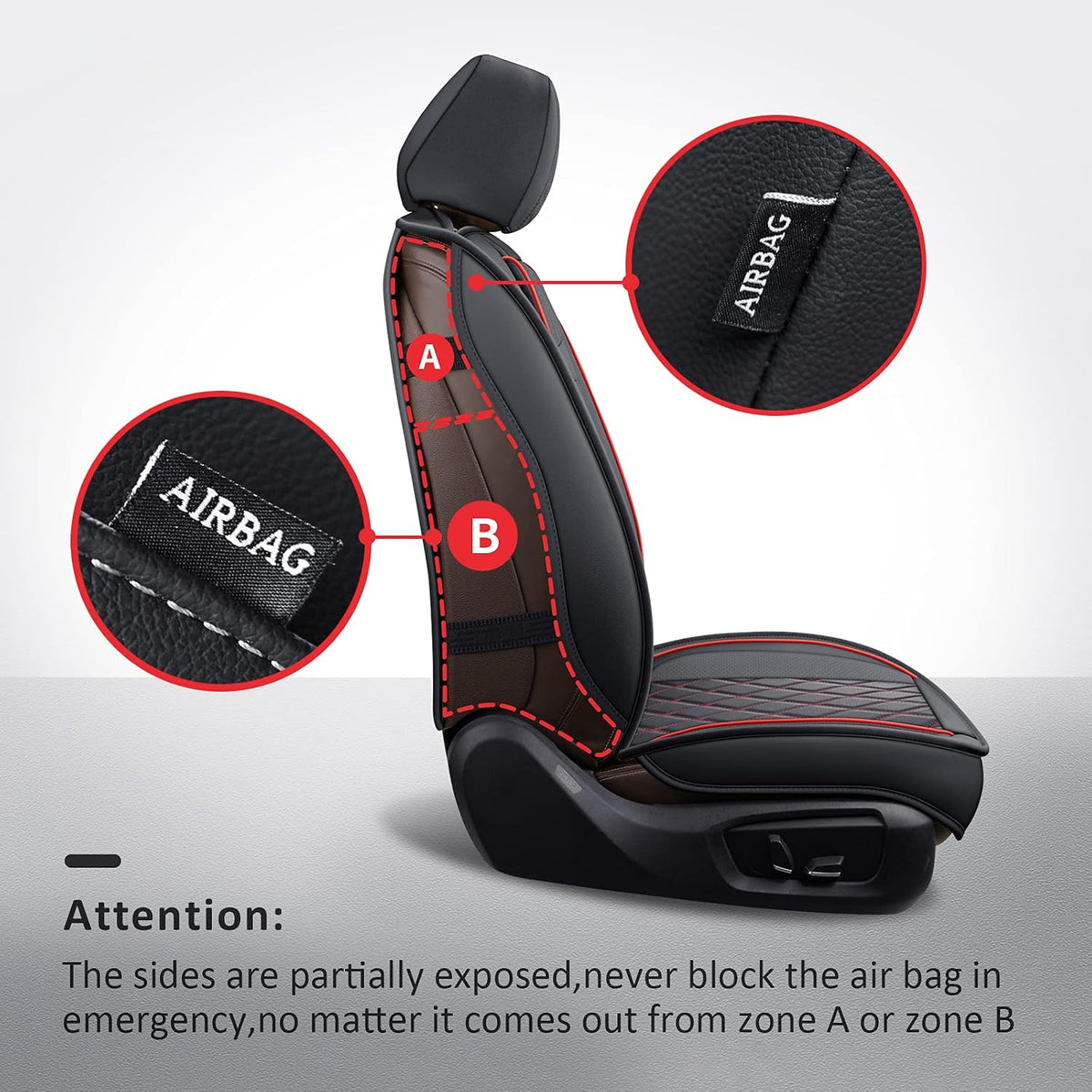 MIROZO Car Seat Covers,Waterproof Seat Covers Full Set for SUV,Sedan,Truck