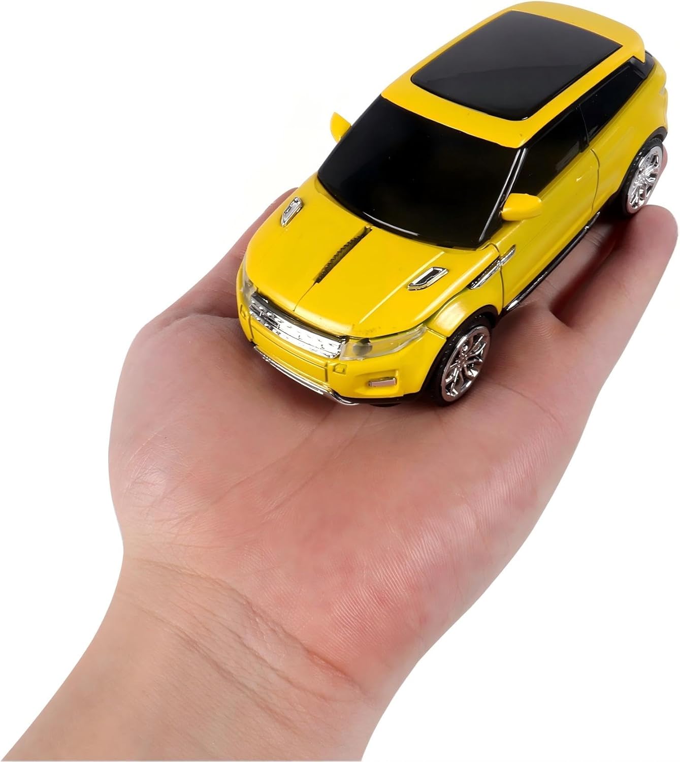 elec Space Wireless Mouse Car Computer Mouse for PC Laptop (Yellow)