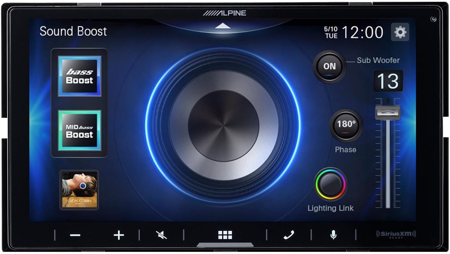 Alpine iLX-W670 Digital Multimedia Receiver with CarPlay and Android Auto Compatibility