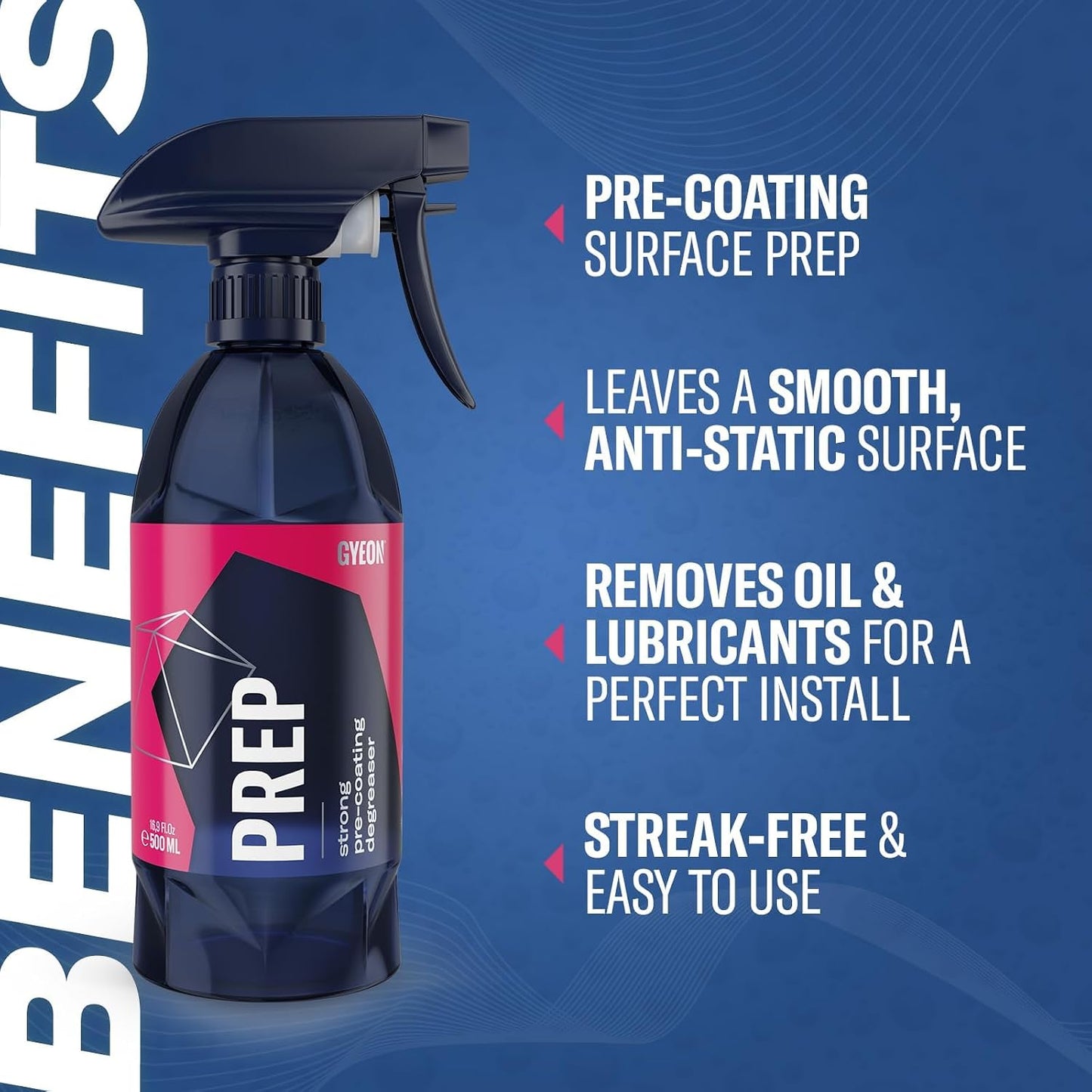 Gyeon Prep Redefined 1000 ml - Pre Coating Car Prep Spray | Ceramic Coating Prep Spray for Proper Ceramic Coating Application