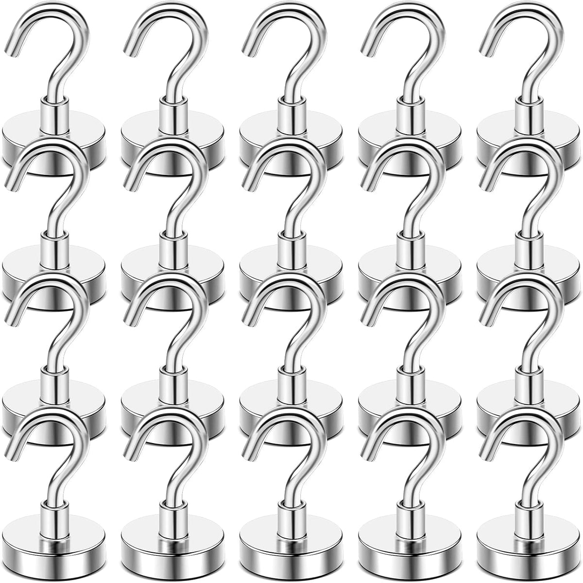 DIYMAG Magnetic Hooks 20pcs 30lbs Cruise Essentials 2026 Magnet Hook Purple