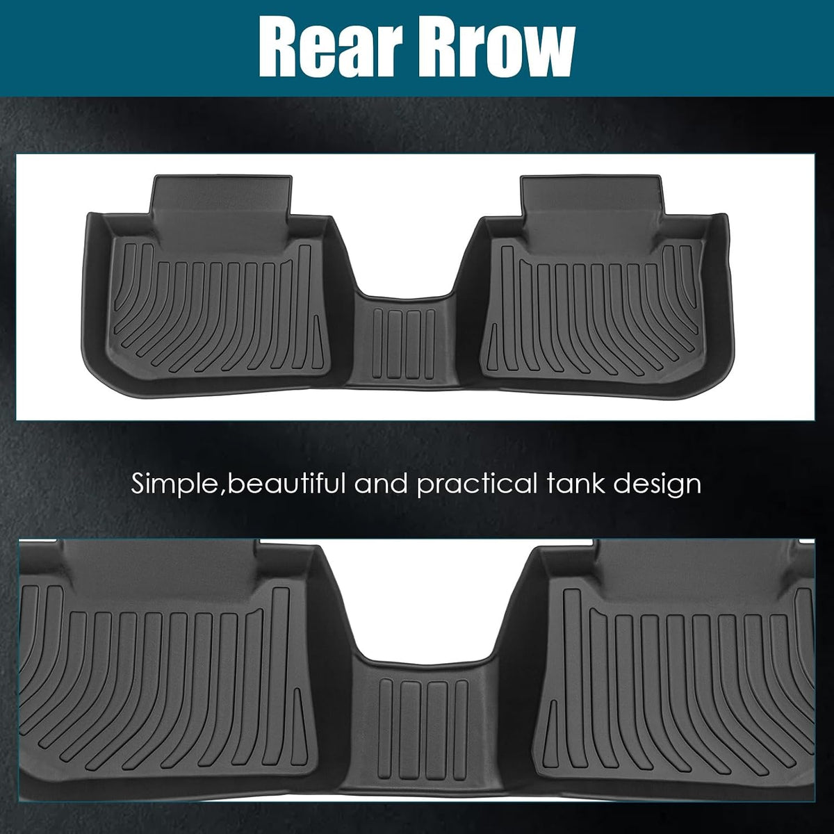 All Weather Floor Mats | Fits for 2016-2017 Subaru Crosstrek; 2015-2021 WRX STI/WRX; 2013-2015 XV Crosstrek; 2012-2016 Impreza | 3D Floor Mats TPE Non-Slip Interior Accessories