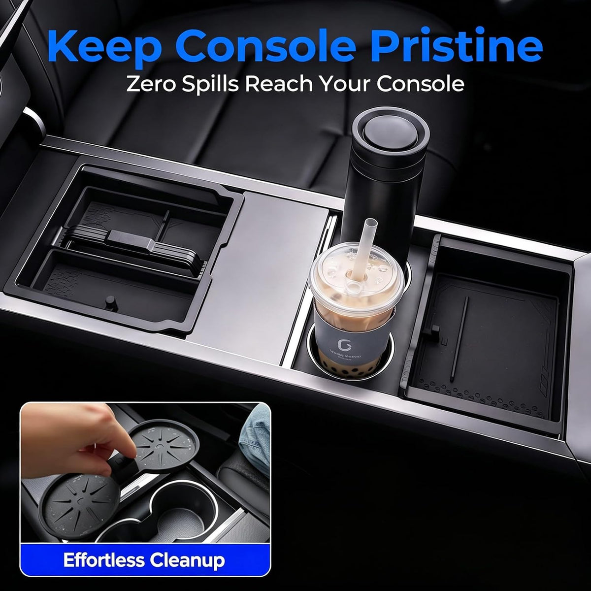 Tesla Model Y Center Console Organizer,Tesla Model 3 Accessories 2026