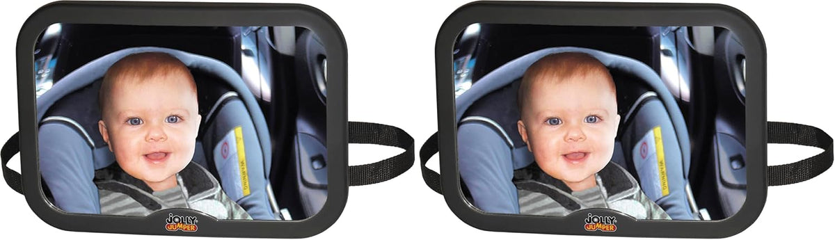 Jolly Jumper Driver's Baby Mirror 360 Degree View (Pack of 2)