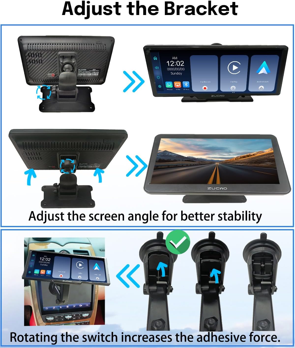 9 Inch Wireless CarPlay Screen for Car, CarPlay & Android Auto Touch Screen Car with Backup Camera, Bluetooth, Navigation, Mirror Link Voice Control