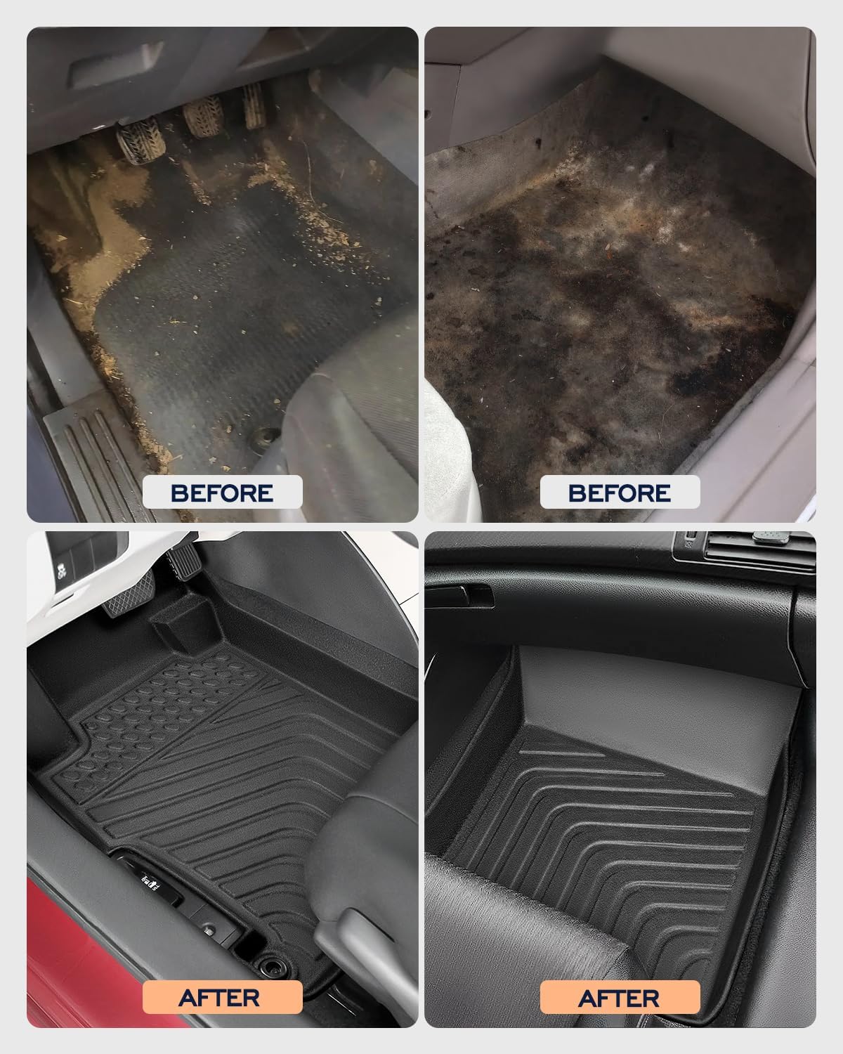 All-Weather Floor Mat for Honda Accord 2013-2017 (Only for Sedan)