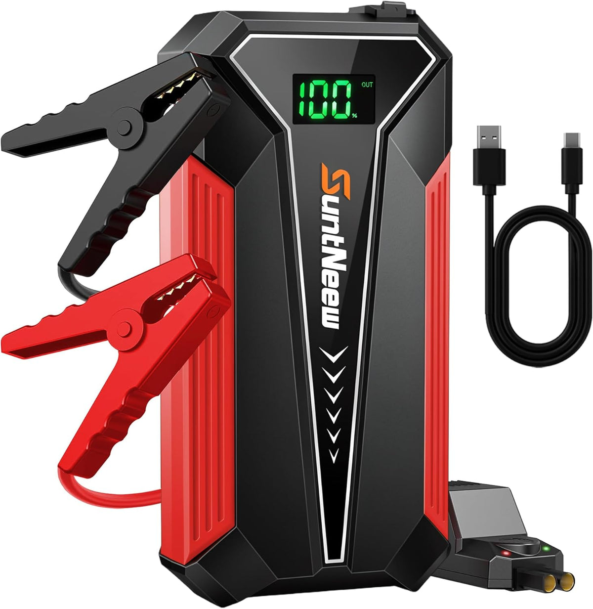 Car Battery Jump Starter 1000A 12V Lithium Jump Pack Portable