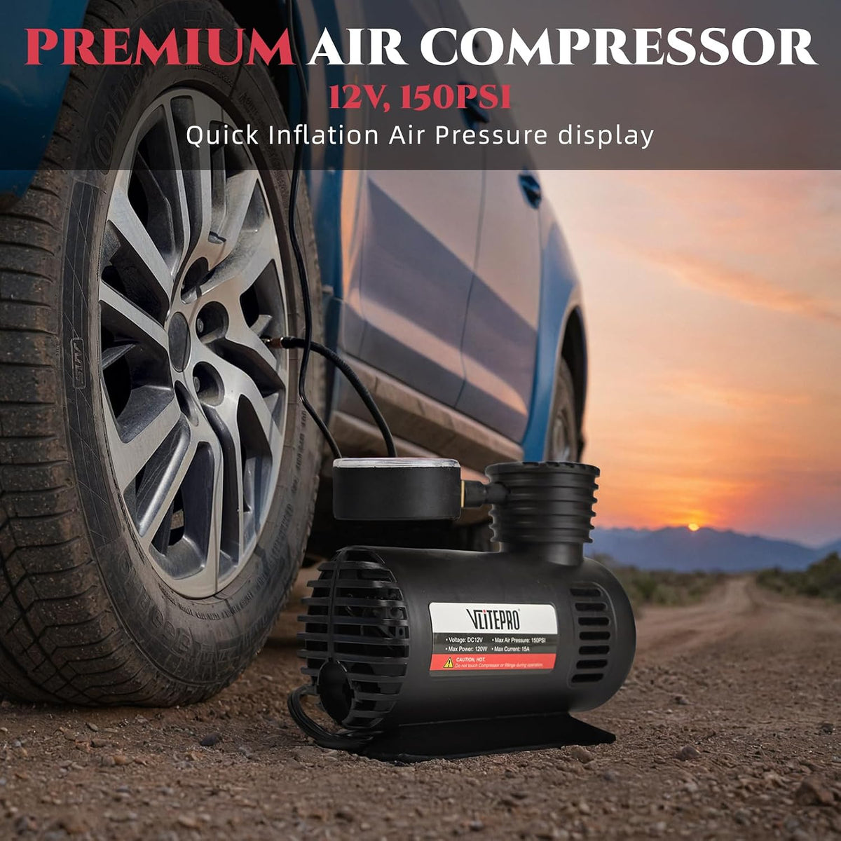 Roadside Emergency Car Kit for Vehicles, Car Emergency Kit with Jumper Cables, Air Compressor, First Aid Kit, Car Safety Tool Kits, Road Trip Assistance for Men, Women, New Driver Gifts